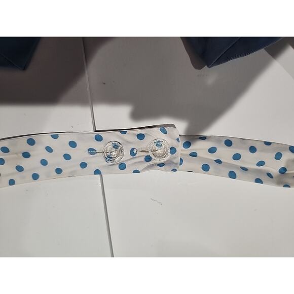 Vintage KERRY BROOKE Sea Stars Sears Roebuck Blue Halter Dress Bathing Suit 50's - Picture 13 of 16